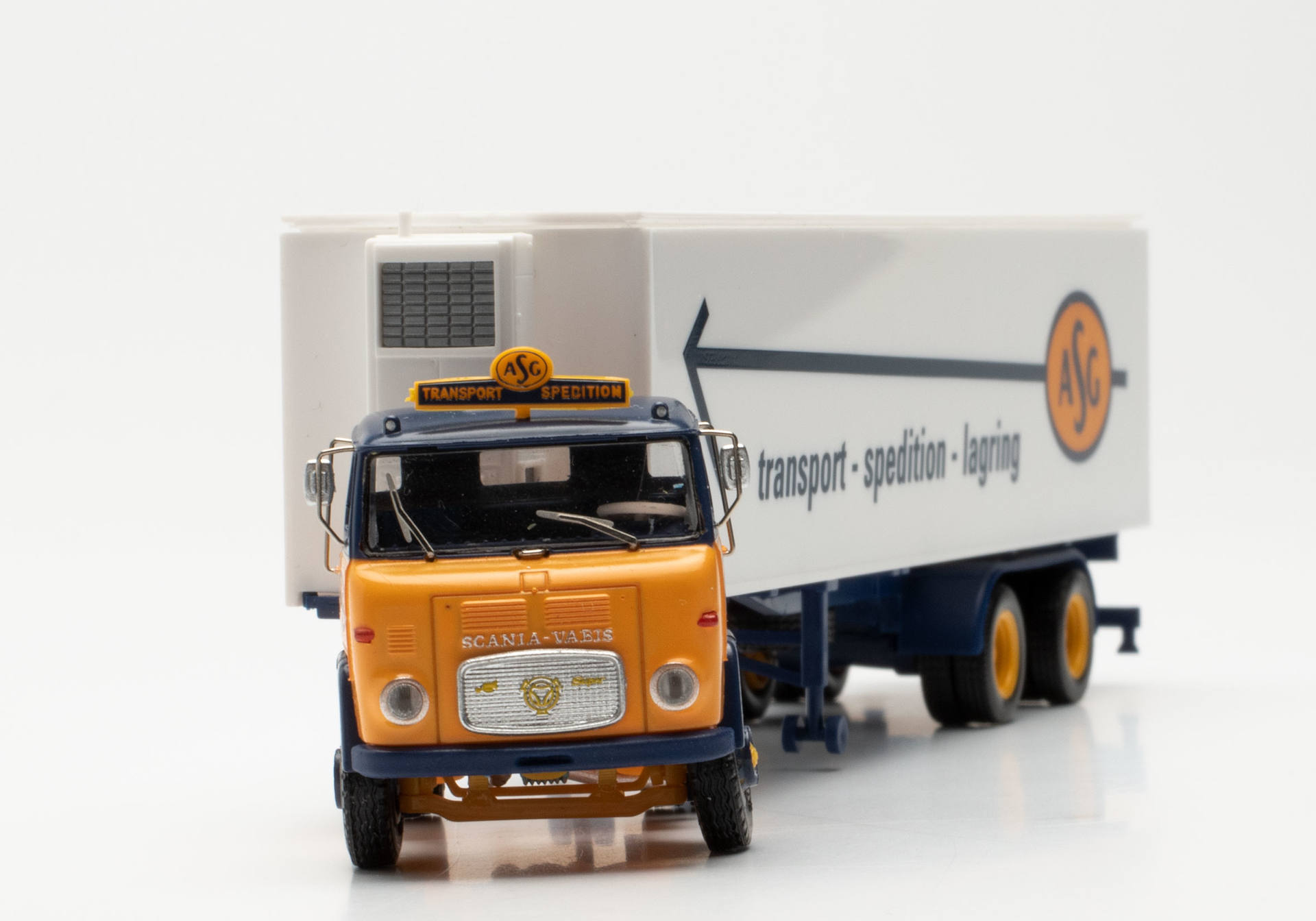 Scania Vabis LB 76 Kühlkoffer-Sattelzug „ASG“