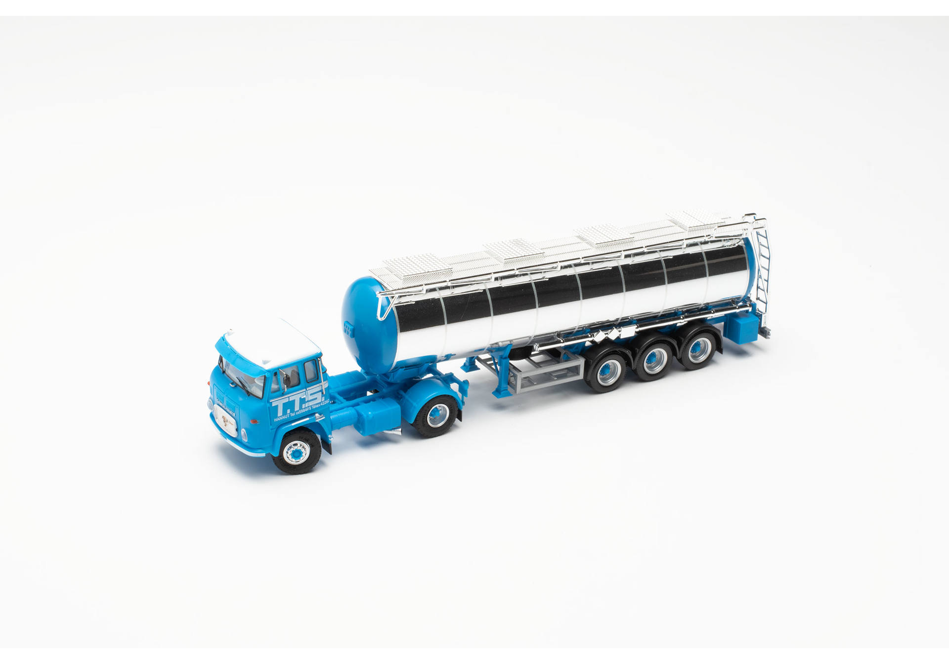 Scania LB 76 Chromtank-Sattelzug "TTS" (Belgien/Hannut)