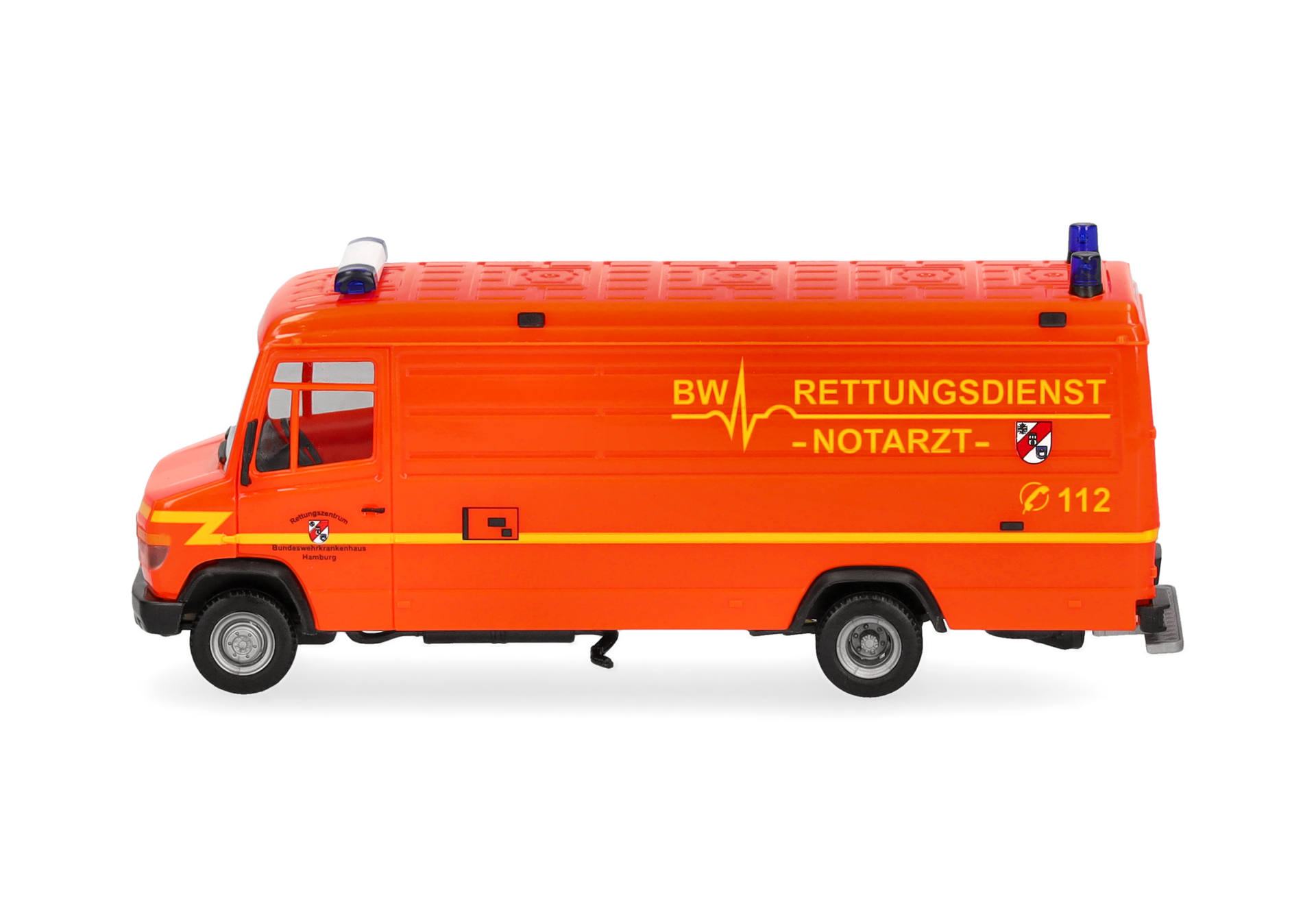 Notfallfahrzeug, Ambulanz, Kleinbus, Orange, Rettungsdienst