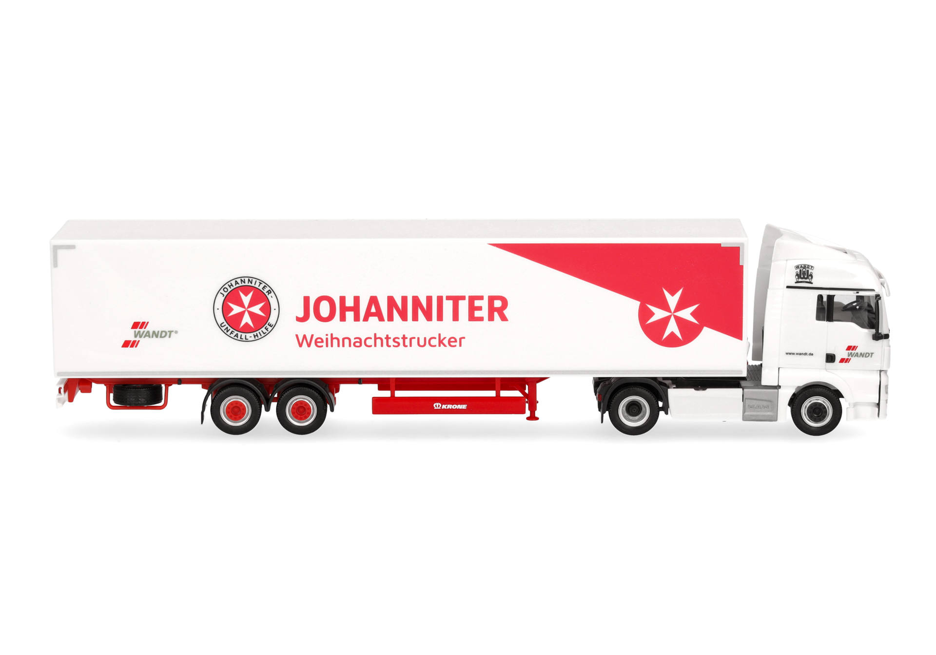 MAN TGX XLX Euro6c Koffer-Sattelzug "Wandt/Johanniter Weihnachtstruck"