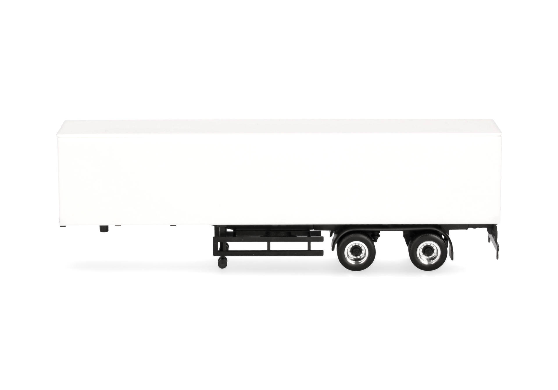 Box trailer 2axles, white