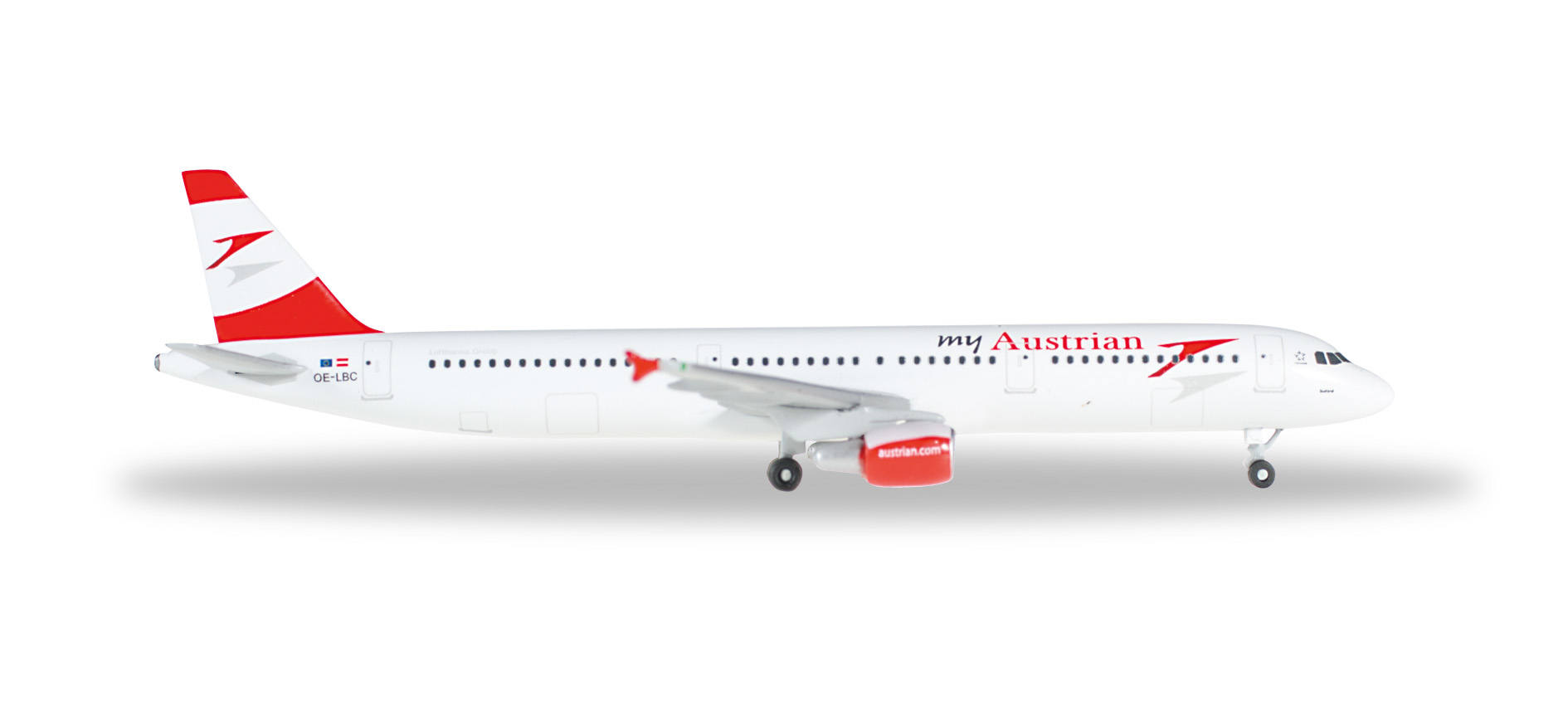 Austrian Airlines Airbus A321 "My Austrian" (new 2015 colors)