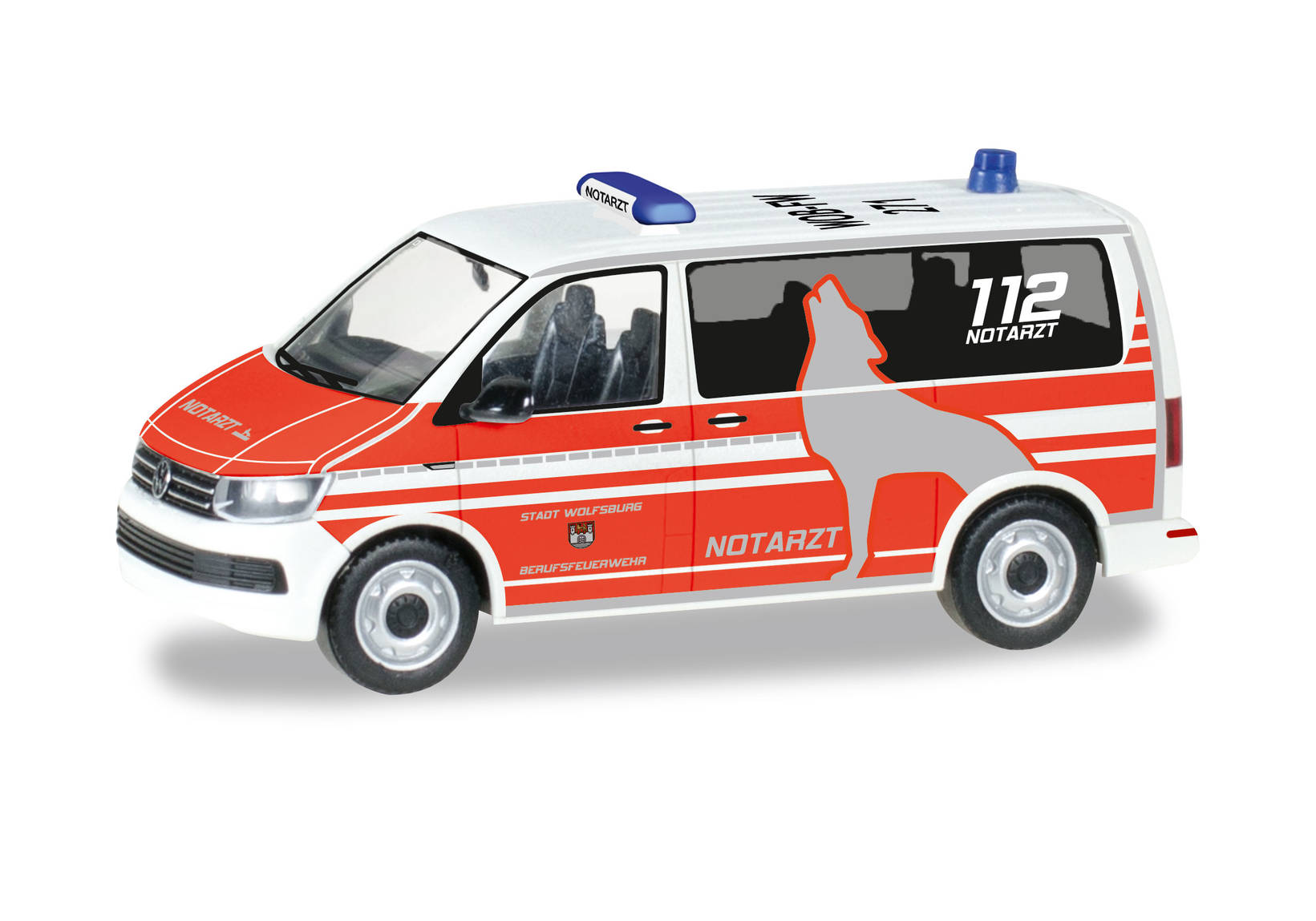 VW T6 Bus "Notarzt Feuerwehr Wolfsburg"