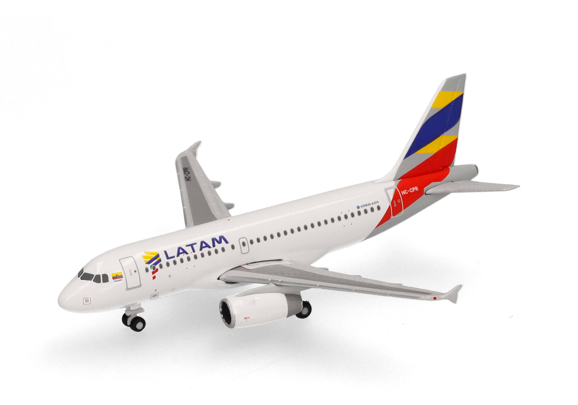 LATAM Airlines Ecuador Airbus A319 - Ecuador Flag livery - HC-CPR