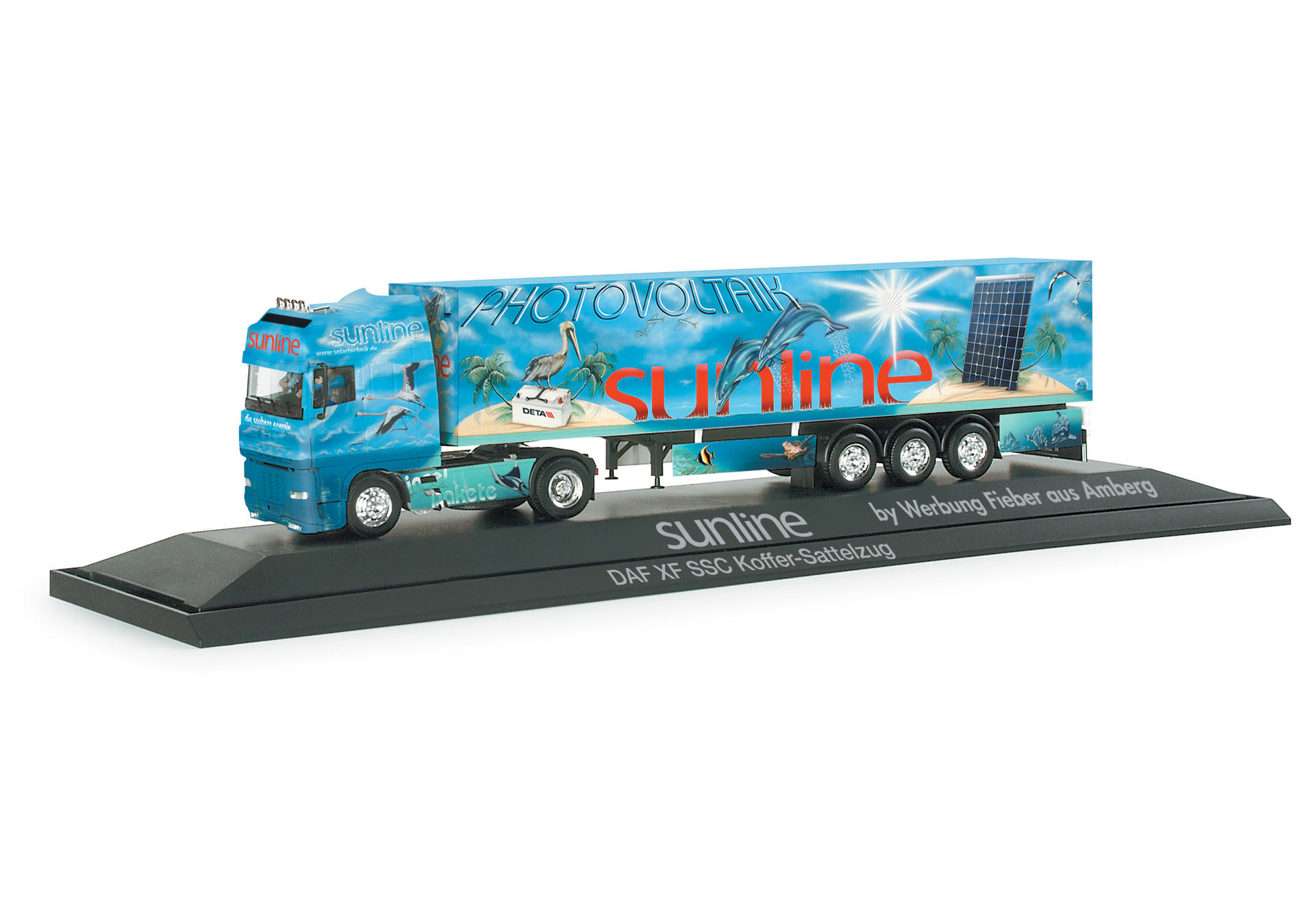 DAF XF SSC box semitrailer "sunline", PC