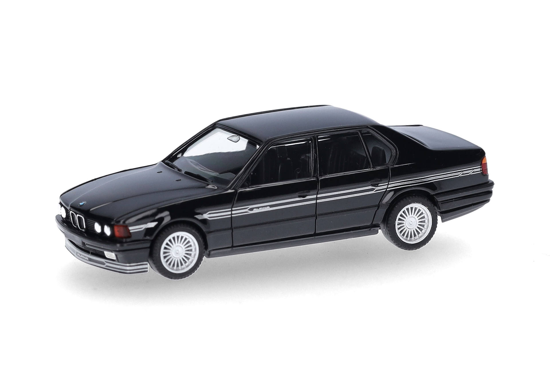 BMW Alpina B11 3,5, schwarz, Dekor silber