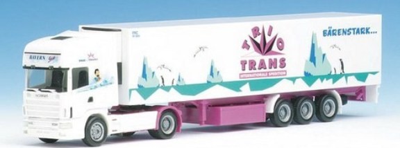Scania 144 TL cold suitcase saddle train 2A/3A