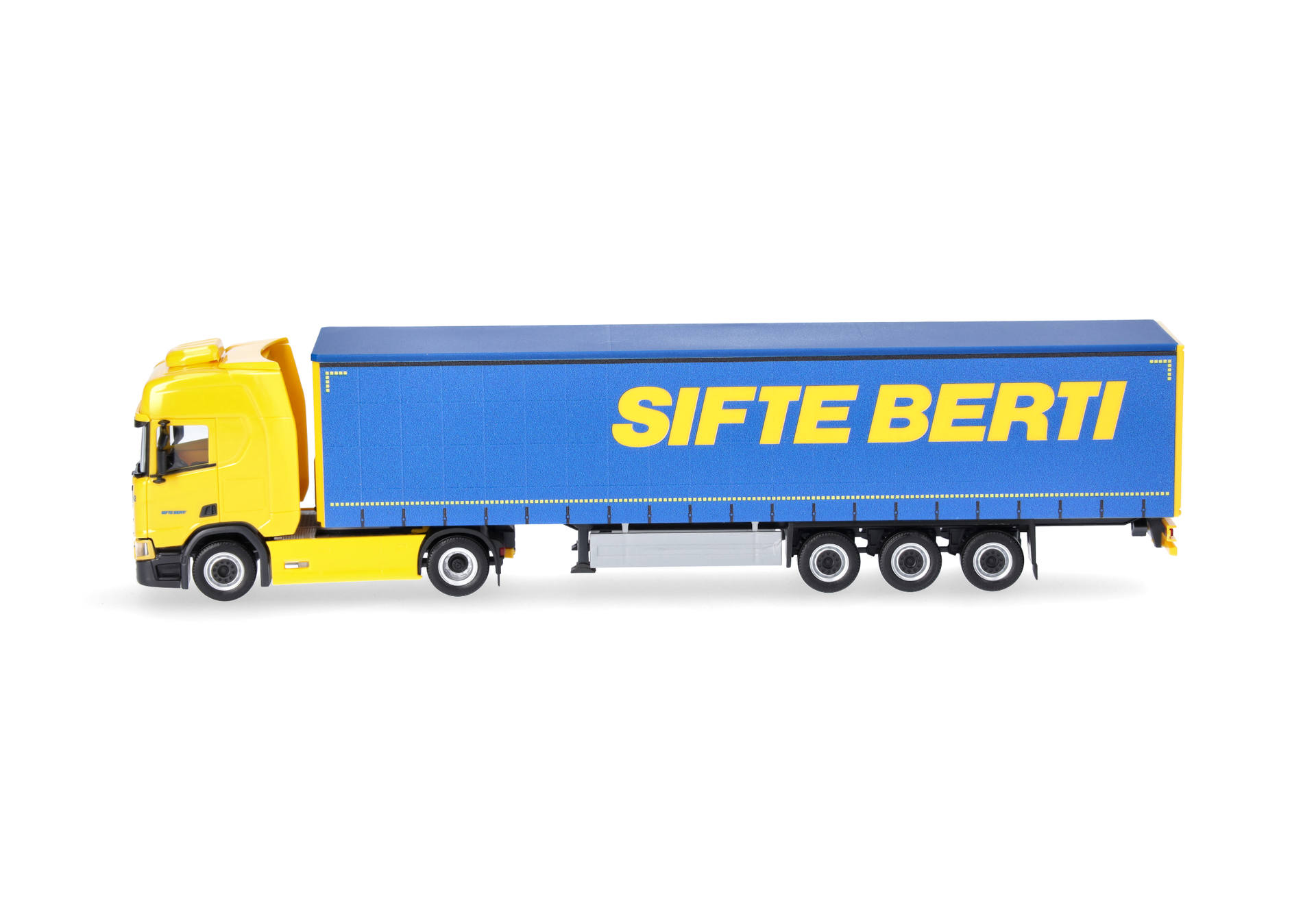 Scania CR 20 high roof curtain canvas semitrailer truck "SIFTE BERTI/PLANZER"