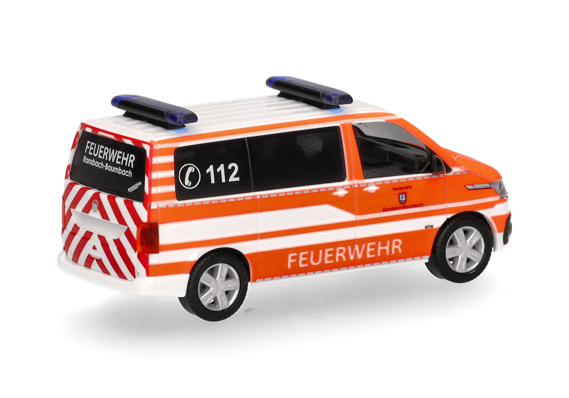 Volkswagen (VW) T6.1 Mannschaftstransportwagen "Feuerwehr Ransbach-Baumbach" (Rheinland-Pfalz/Ransbach-Baumbach)