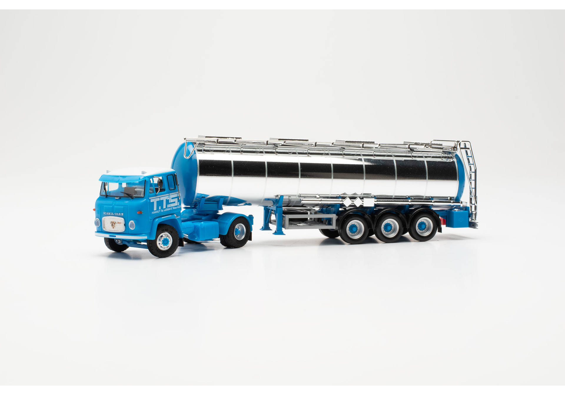 Scania LB 76 Chromtank-Sattelzug "TTS" (Belgien/Hannut)