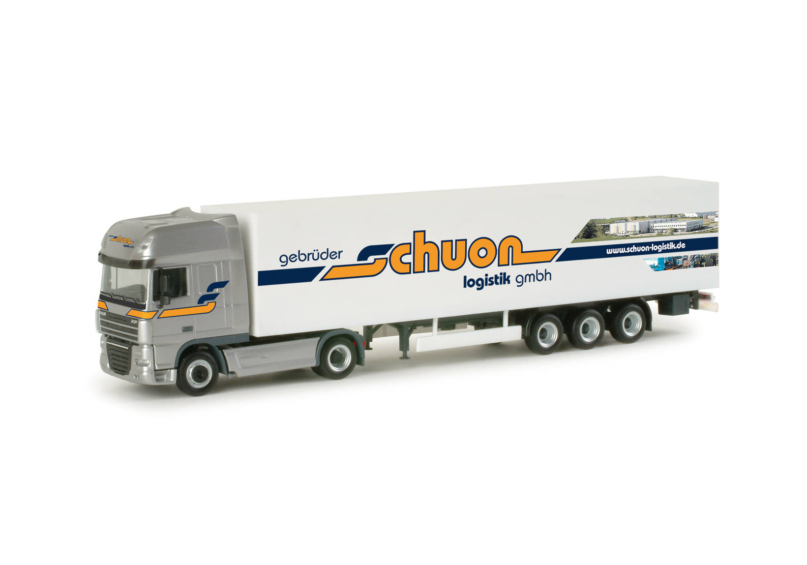 DAF XF 105 SSC box semitrailer "Gebr. Schuon Logistik"