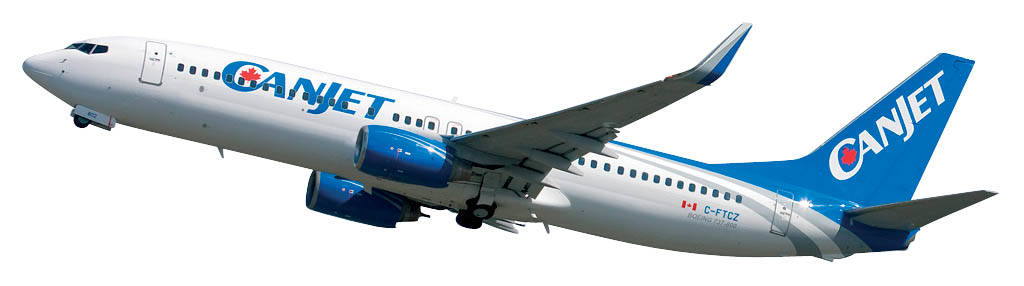 CanJet Airlines Boeing 737-800. Artikel wird/ wurde in Wooster-Verpackung ausgeliefert.