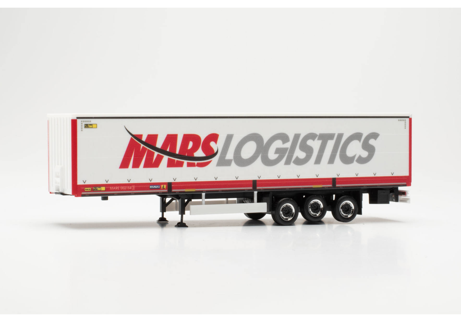 curtain canvas trailer "Mars Logistics" (Italy)