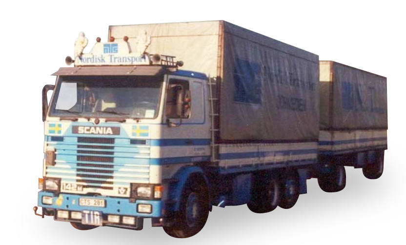 Scania 142 Planen-Hängerzug "Nordisk Transport"