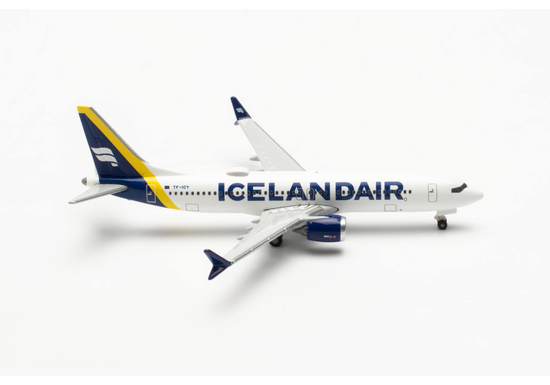 Icelandair Boeing 737 Max 8 - new colors (yellow tail stripe) - TF-ICY “Látrabjarg”