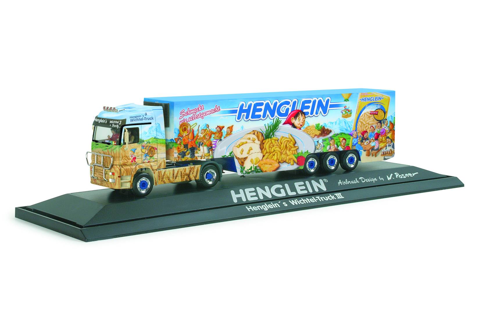 Mercedes-Benz Actros LH refrigerated box semitrailer "Henglein-Wichtel III", PC