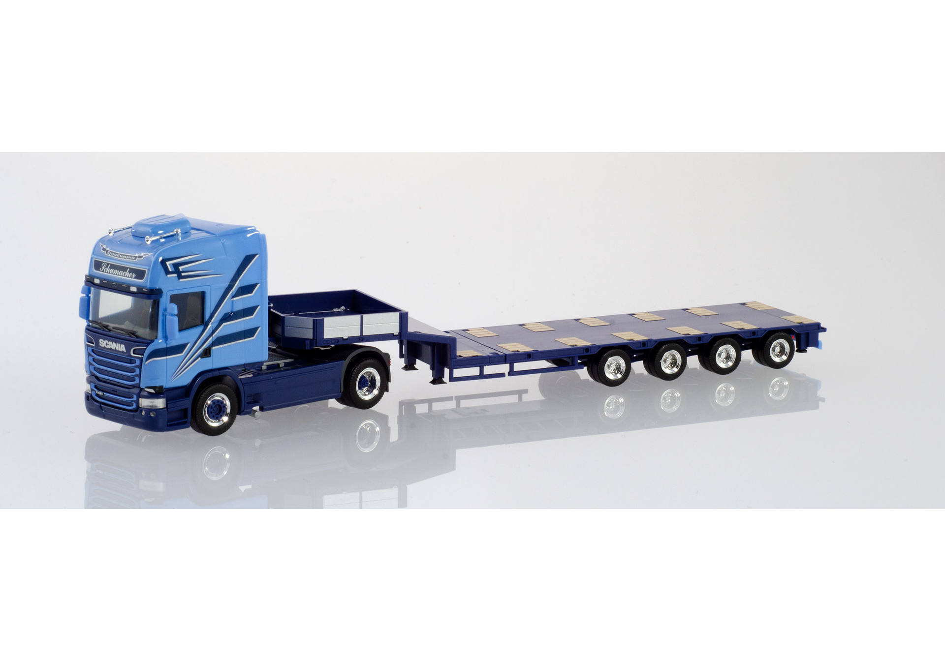 Scania R13 Tieflader Sattelzug "Schumacher, Rostock"
