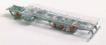 Three-axled Mercedes-Benz SK chassis with air suspension, 2 items