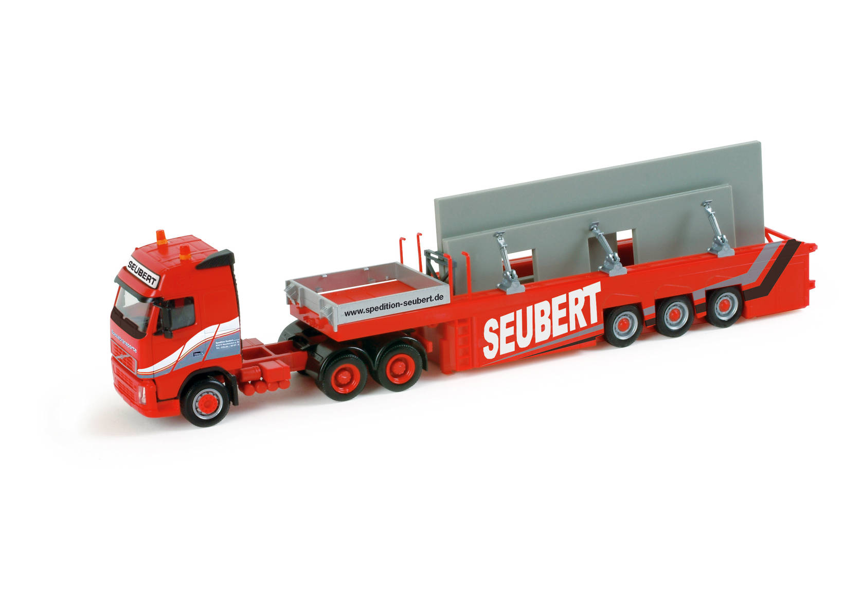 Volvo FH GL cement-part semitrailer with load "Seubert"