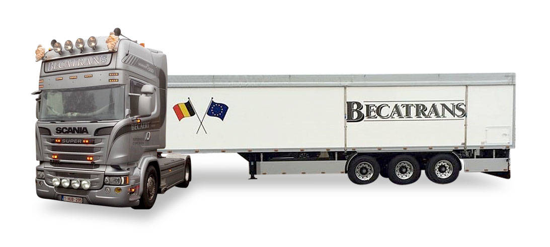 Scania R TL walking floor semitrailer "Becatrans"