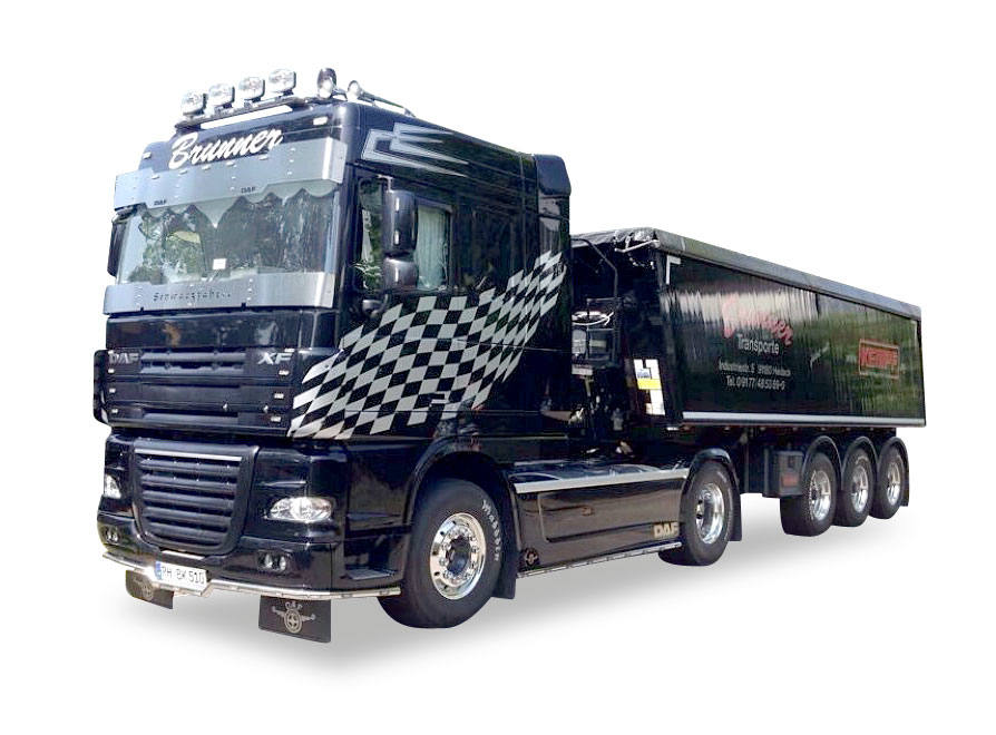 DAF XF 105 SC dump semitrailer "Brunner" (will not be produced)