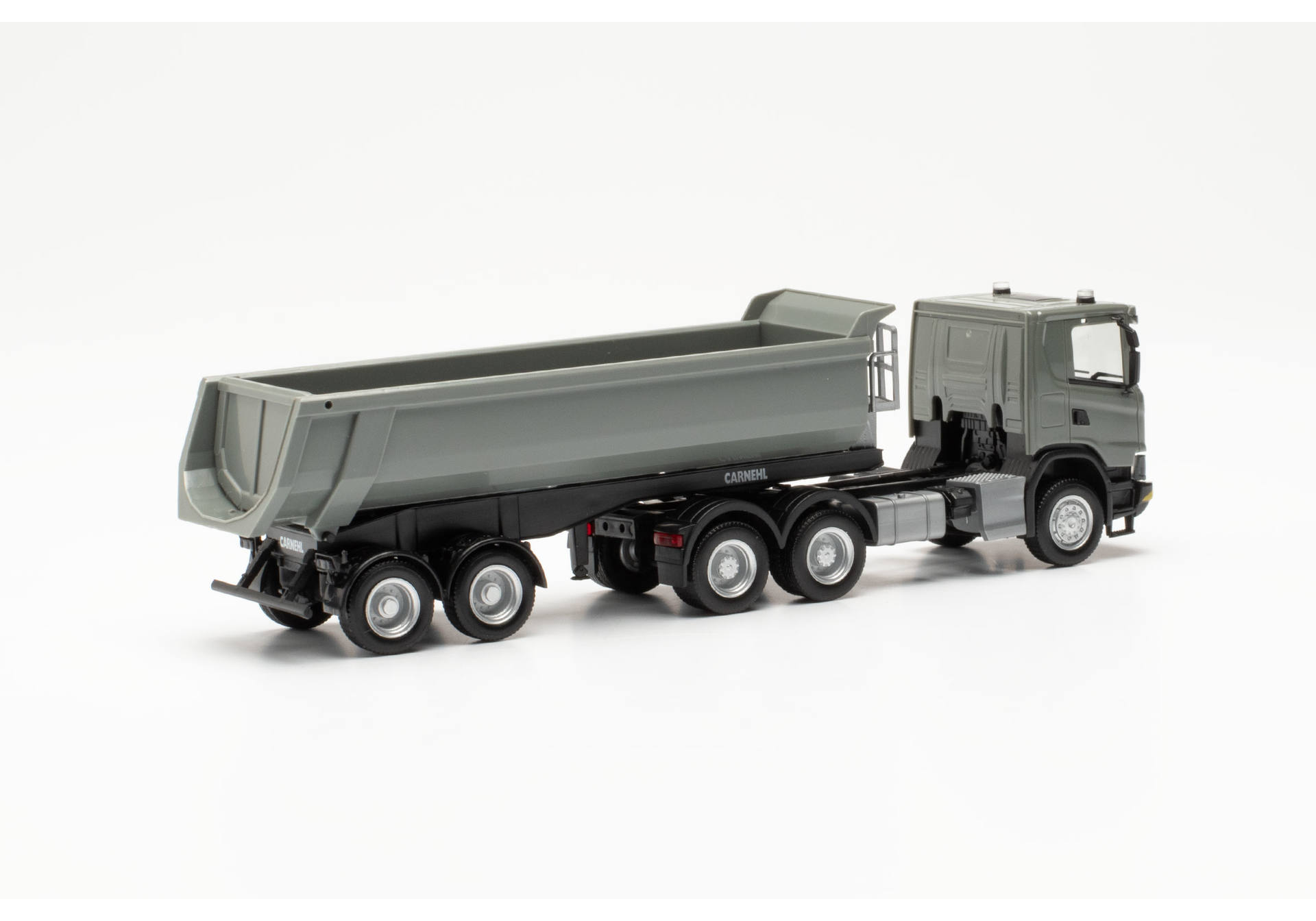 Scania CG 17 6x6 Rundmulden-Sattelzug 3achs/2achs, grau