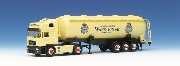 Man F2000 2A silo chassis black m. High roof
