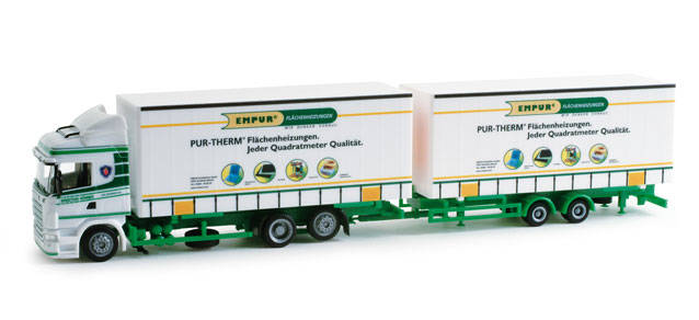 Scania R 04 HL Volumen-Hängerzug "Höhner / Empur"