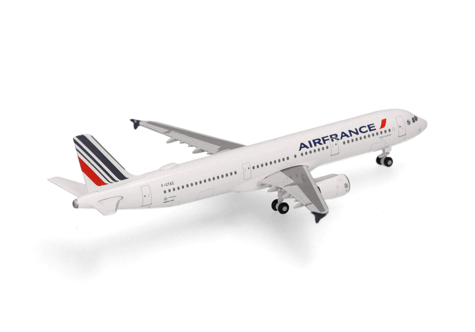 flugzeug, modell, flugzeugmodell, kommerziell, airfrance