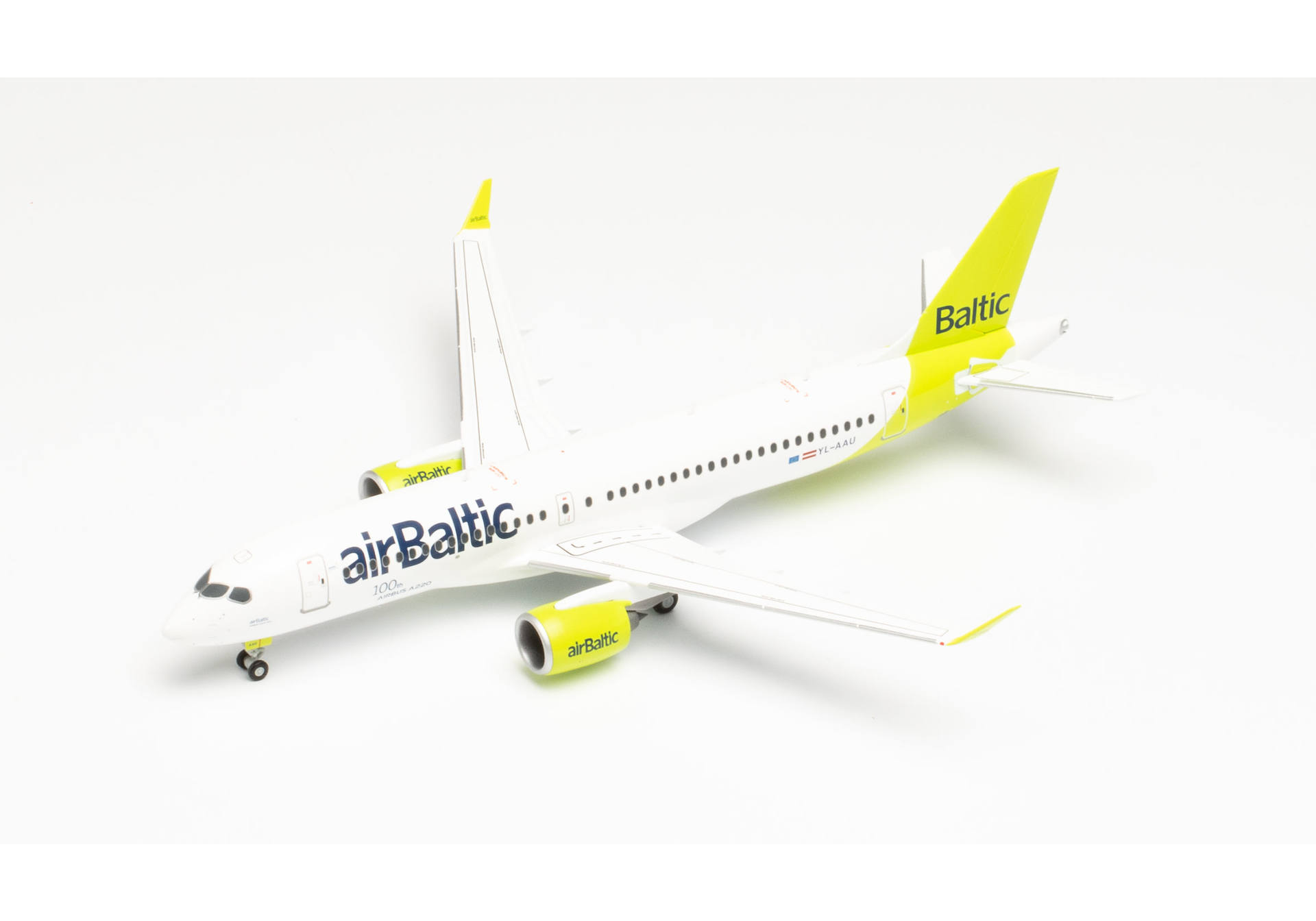 airBaltic Airbus A220-300 - new livery “100th A220” - YL-AAU