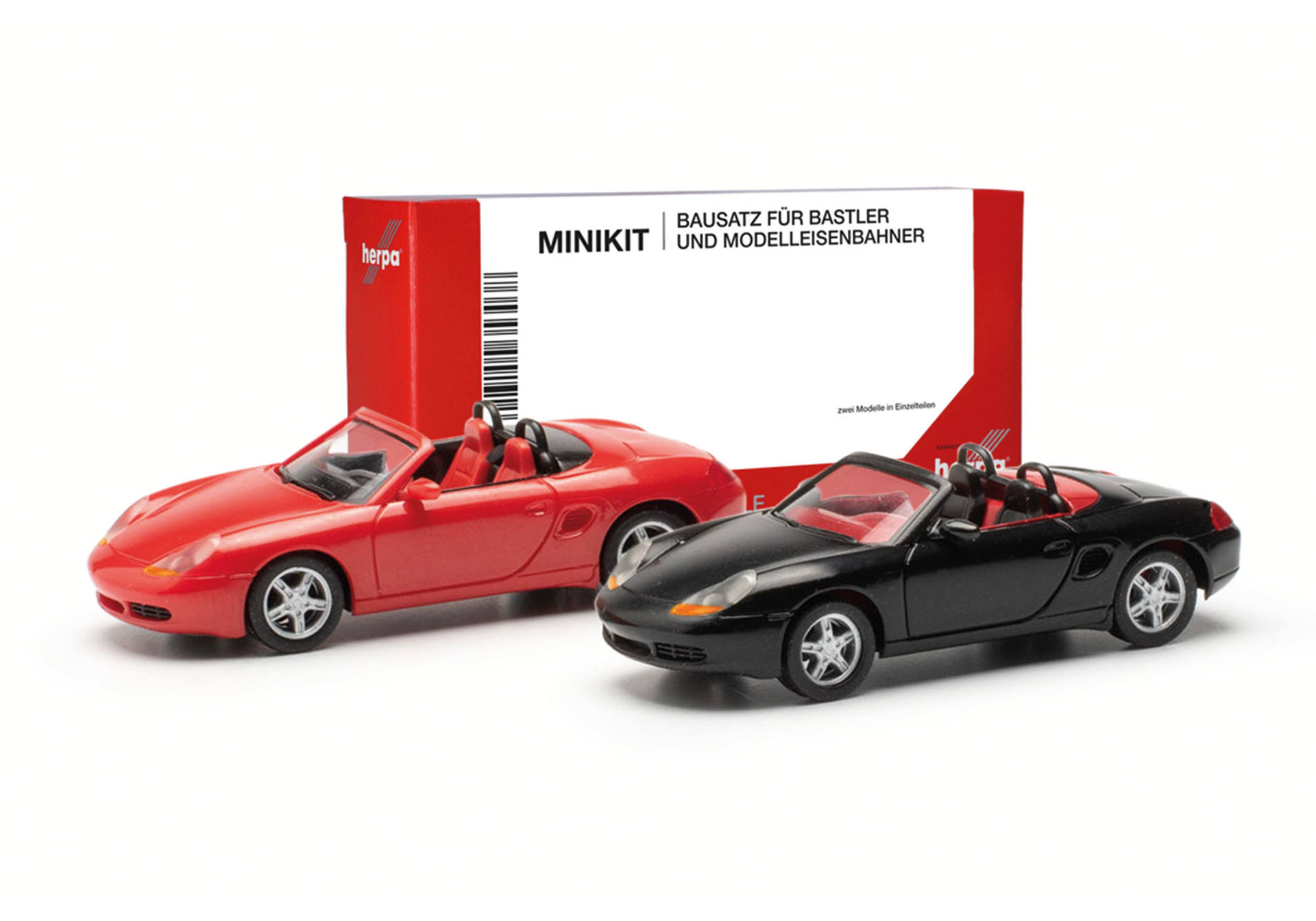 Herpa MiniKit: Porsche Boxster S, 2 Stück