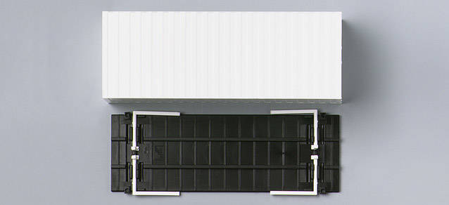 TULO-Cargobox with base plate (7,15m)Content: 2 pcs.