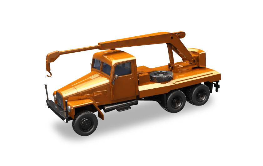 IFA G5 Cranetruck, orange