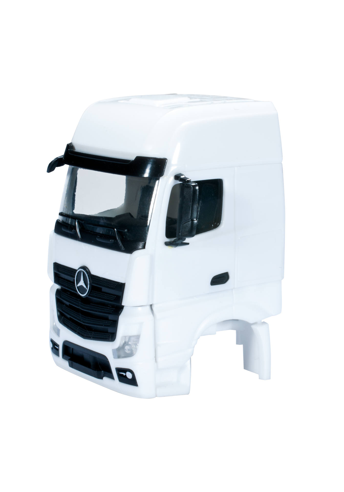 Mercedes-Benz Actros Gigaspace Fahrerhaus ohne Windleitblechen (inkl. Spiegel) Grill als EinzelteilInhalt: 2 Stück