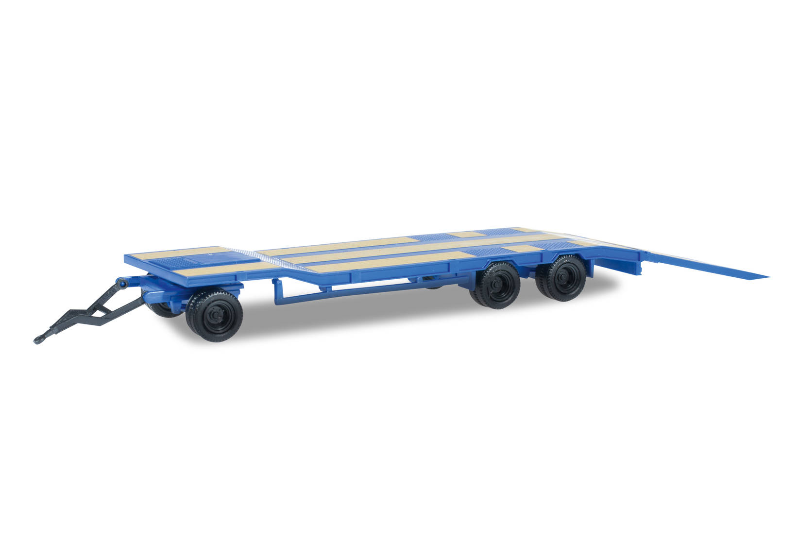 Goldhofer TU 3 construction site trailer, ultramarine blue