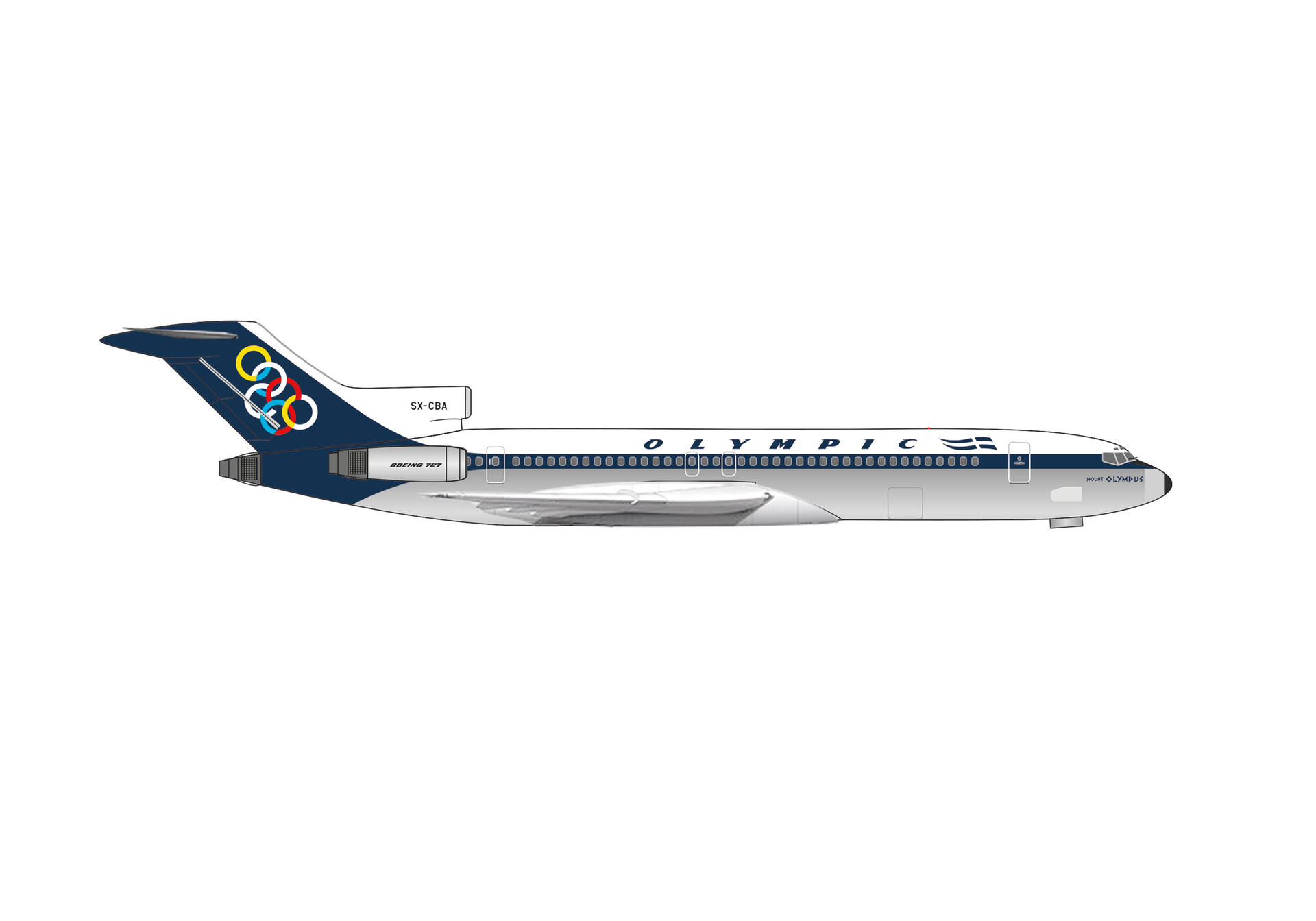 Olympic Airways Boeing 727-200 - SX-CBA "Mount Olympus"