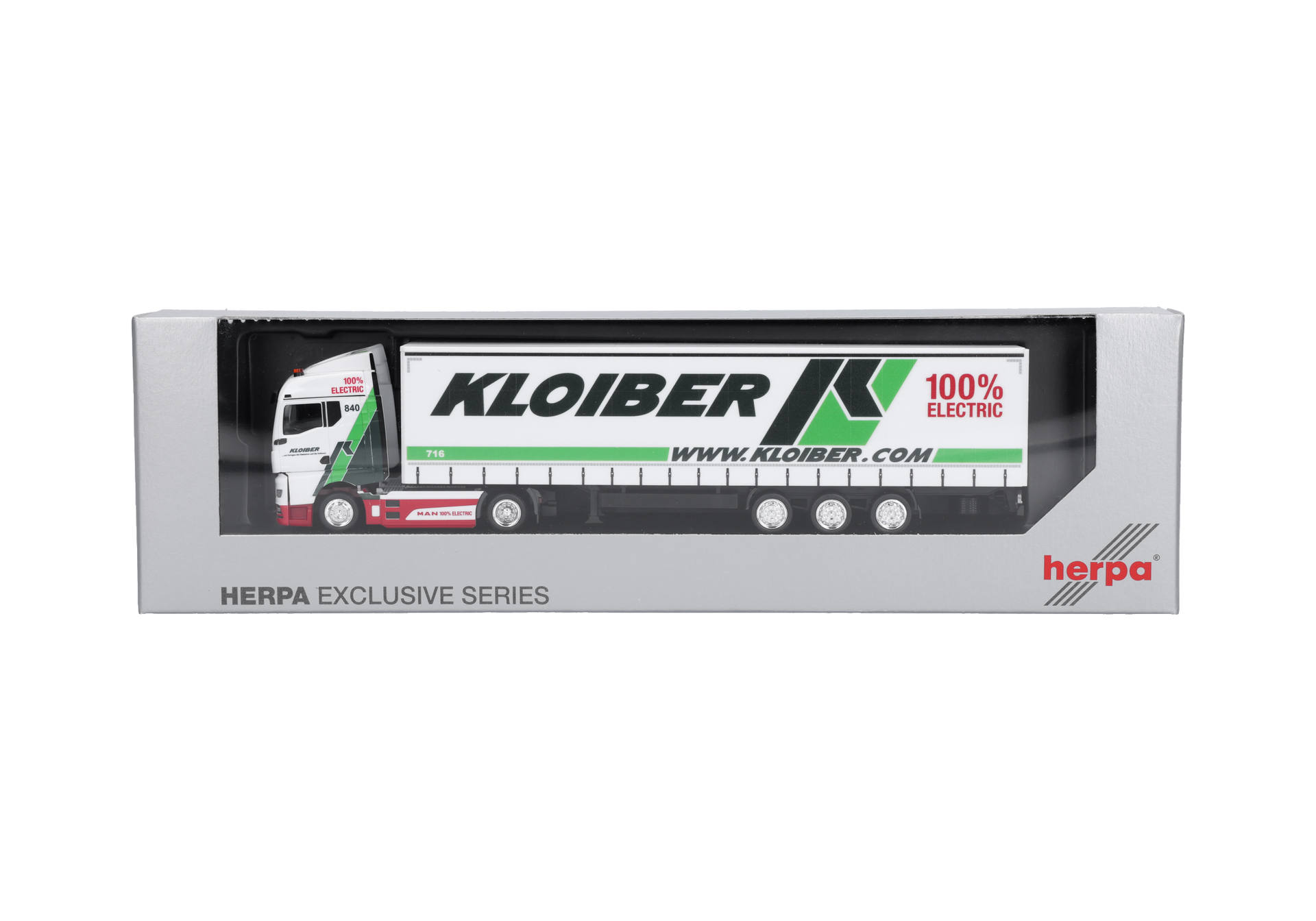 MAN eTGX GM Lowliner jumbo curtain canvas semitrailer truck "Kloiber”