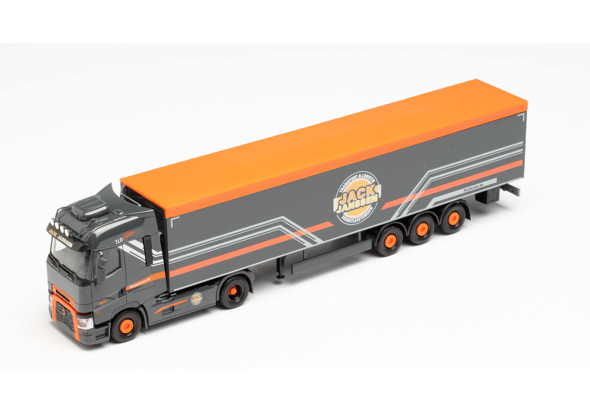 Renault T walking floor semitrailer Jack Janssen