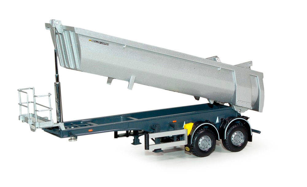 Meiller dumper, silver