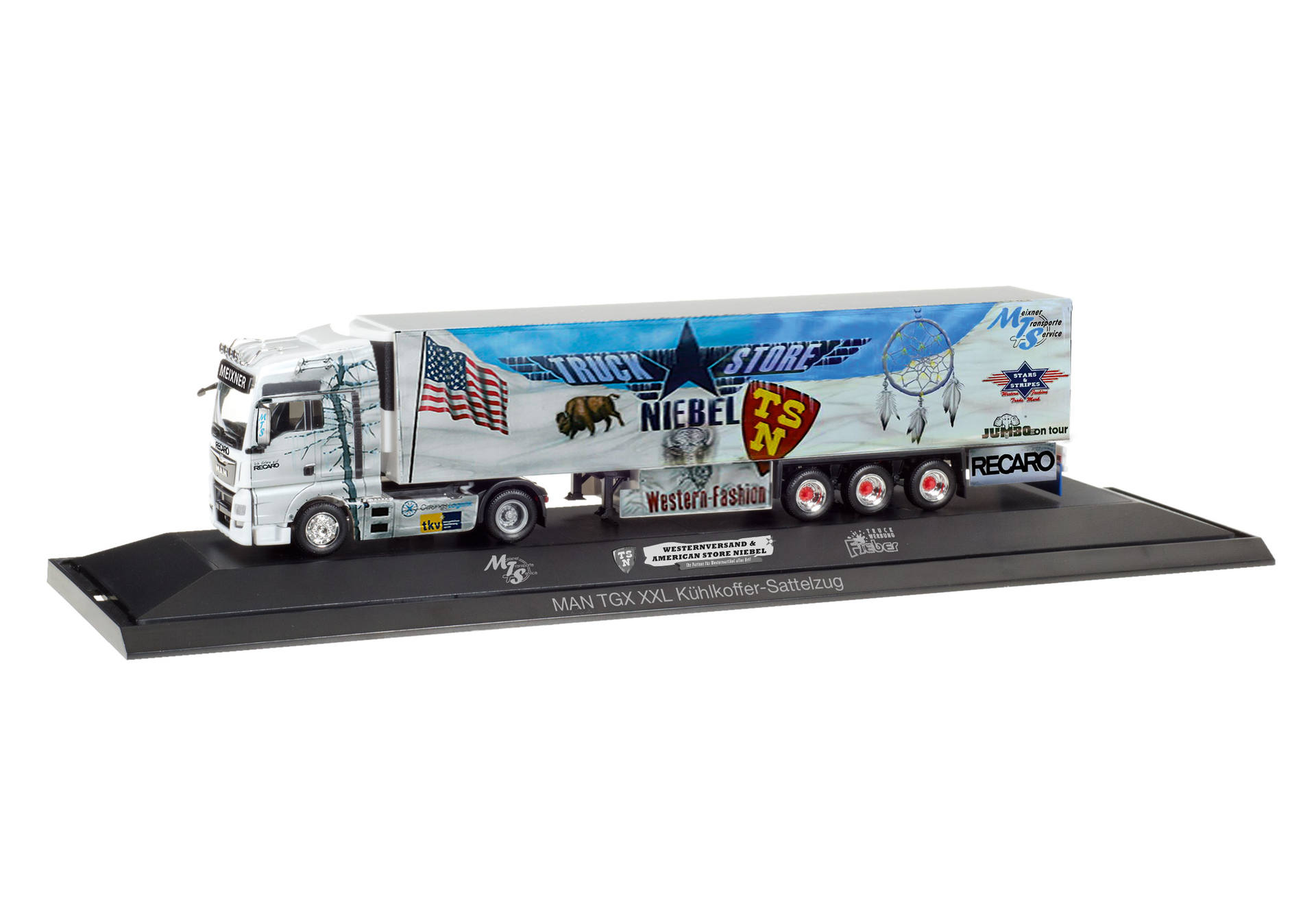 MAN TGX XXL Kühlkoffer-Sattelzug "Truck Store Niebel / Sped. Meixner"
