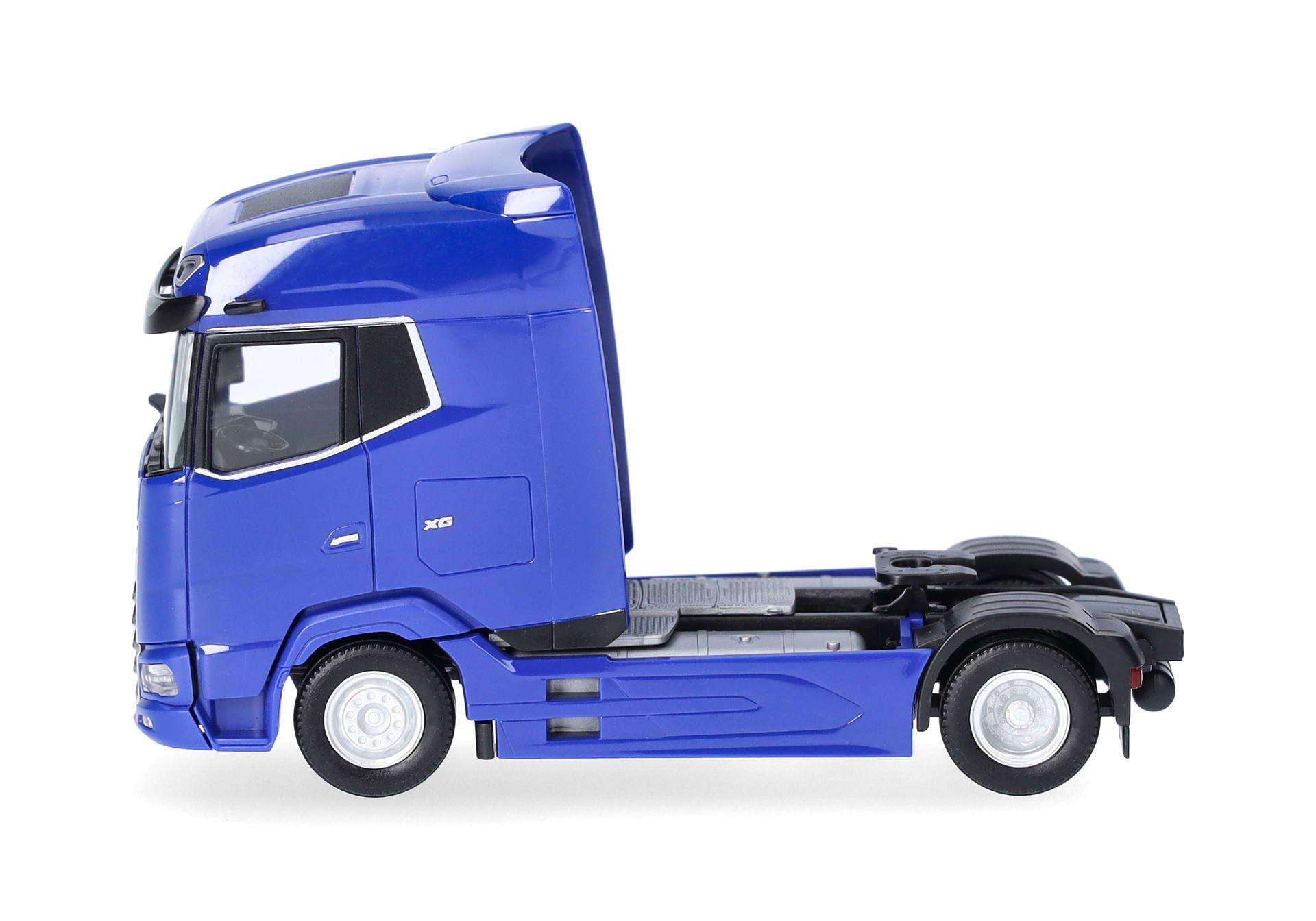 truck, cab, blue, truck model, semi-truck chassis