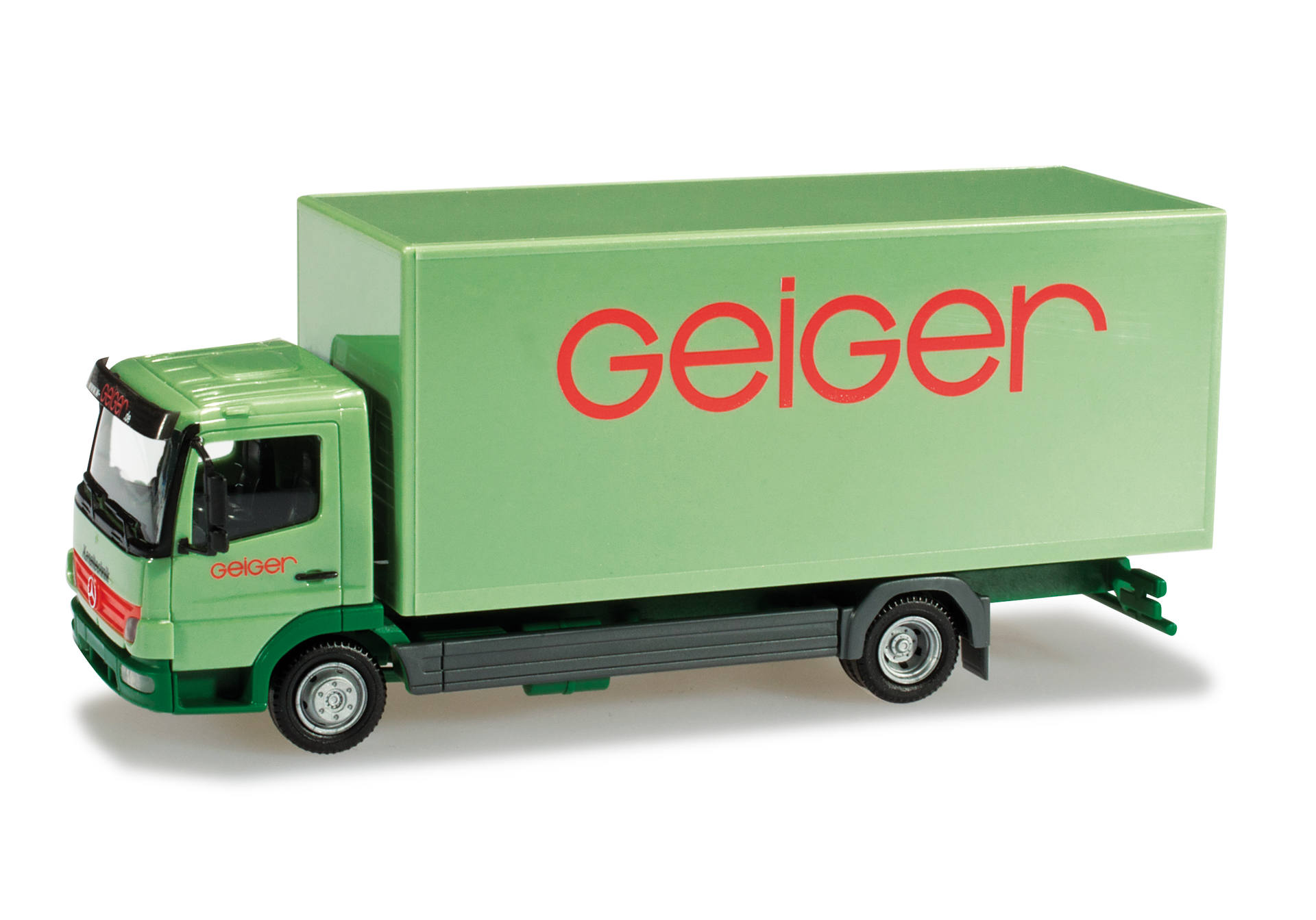 toy, truck, lorry, green, box truck