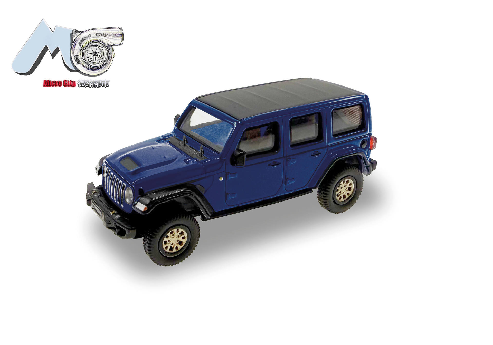 MicroCity: Jeep Wrangler, blau (ab 2017)