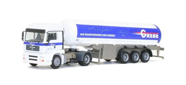 MAN TGA LX tank semitrailer "Grebe"