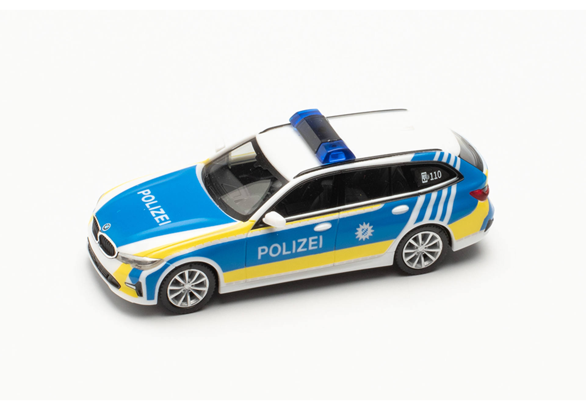 BMW 3er Touring „Polizei Bayern“, weiß