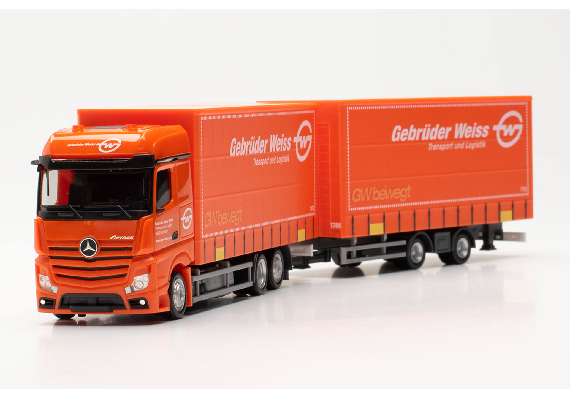 Mercedes-Benz Actros Bigspace `18 volume curtain canvas truck „Gebrüder Weiss“ (Österreich/Lauterbach