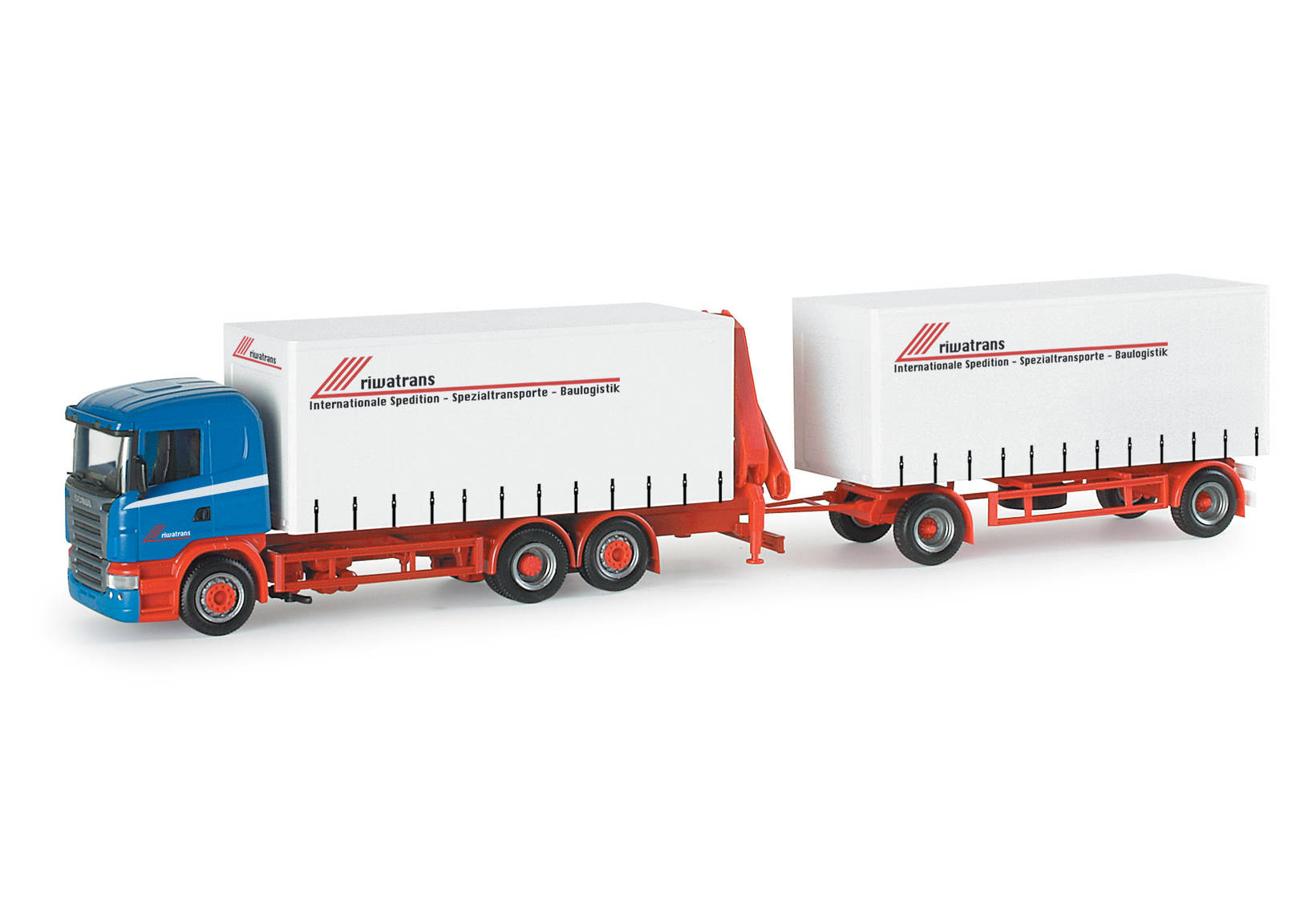 Scania R FD curtain tarp trailer "Riwatrans"