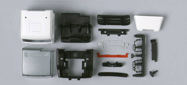MAN TGA LX driver's cabin with raised roof (incl. rear-view mirror)Content: 2 pcs.