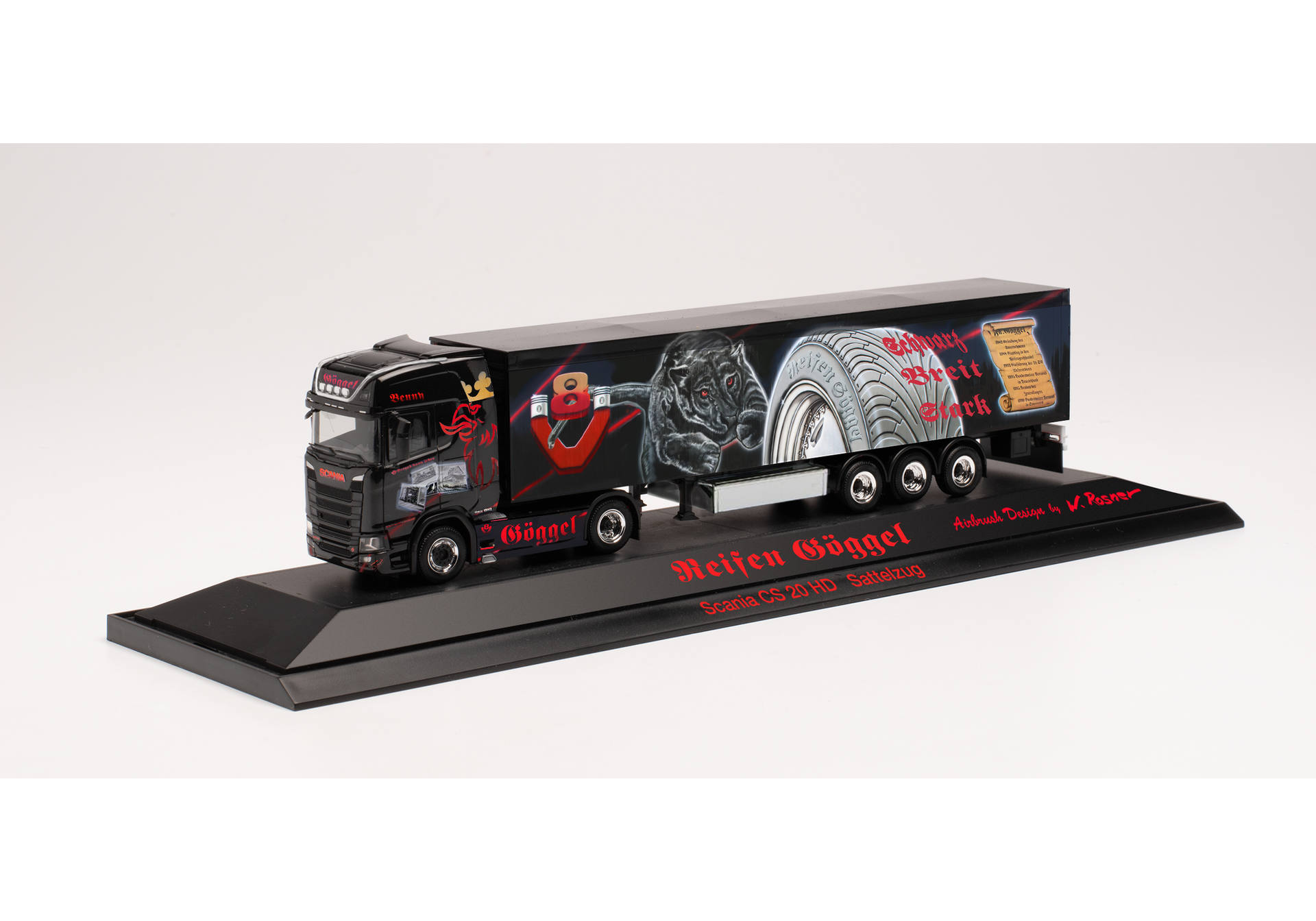 Scania CS 20 HD Schubboden-Sattelzug „Reifen Göggel“
