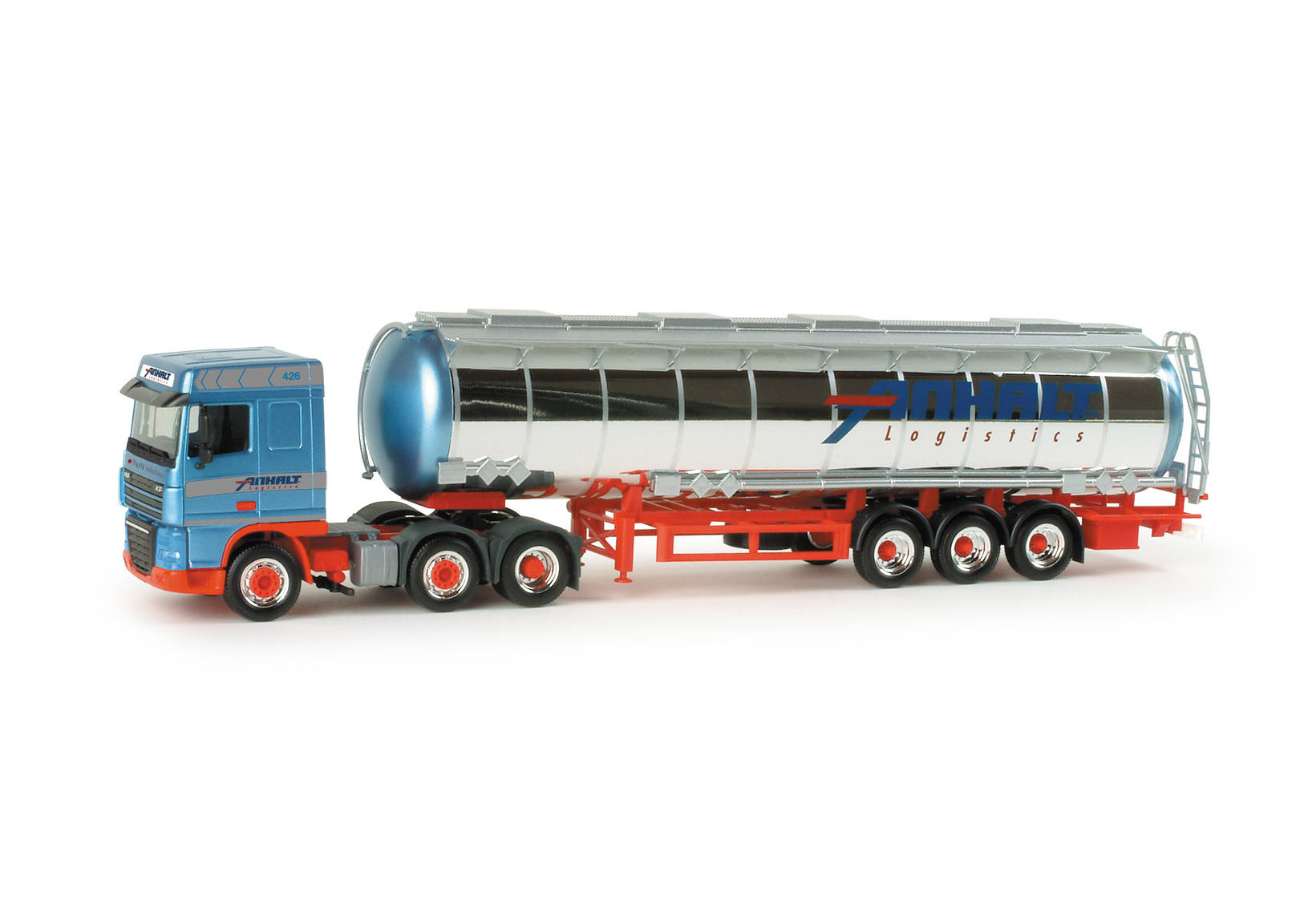 DAF XF105 SC chrome-plated tank semitrailer "Anhalt"